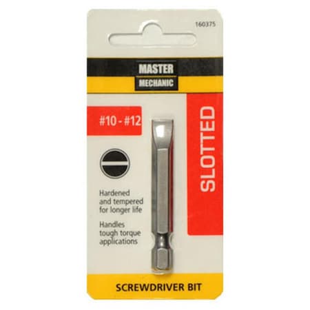 Swivel 2 in. Master Mechanic No.10 - 12 Slotted Power Bit SW3853431